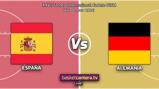 DIRECTO U16M ESPAÑA vs ALEMANIA Torneo Internacional Cadete Villa de Iscar 2024 [upl. by Senga624]