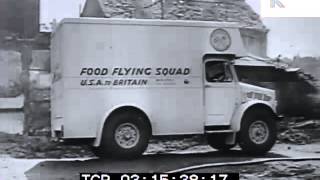 WWII Aftermath 1940s Post War UK Food Flying Squad [upl. by Otsugua168]