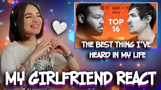 My GIRLFRIEND React  King Inertia vs Helium I GRAND BEATBOX BATTLE 2021 [upl. by Lauren622]