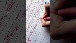 English Italic Cursive Writing ✍ [upl. by Zildjian]