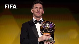 LIONEL MESSI REACTION  FIFA Ballon dOr winner FULL [upl. by Utham]