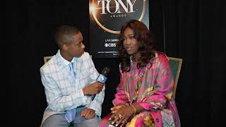 Amber Iman Interview  77th Tony Awards  Broadway Time [upl. by Niamart932]