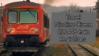 Travel from Nicolina to Ciurea by RegioCălatori R11446 train  RegioTrans [upl. by Brendan]