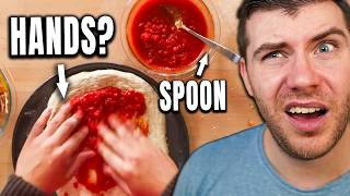 Pro Chef Reacts To The WORST Pizzas Epicurious [upl. by Ettenna]