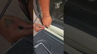 Installing tailgate for Nissan Navara 2020 automobile nissannavara [upl. by Armalda346]