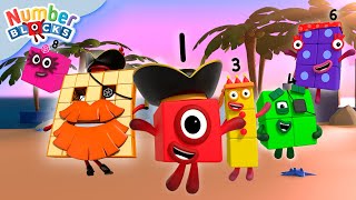 The Treasure of Hexagon Island 🏴‍☠️  Special Episode  123 Learn to Count  Numberblocks [upl. by Aindrea]