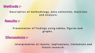 STRUCTURE OF A RESEARCH PAPER [upl. by Gierk]