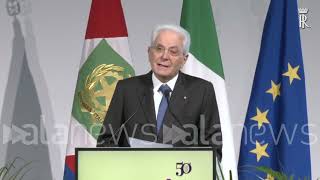 Mattarella quotTutti partecipino alla vita delle istituzioniquot [upl. by Ilan]