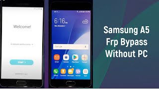 Samsung A5 frp bypass without pc working method [upl. by Bekki267]