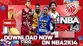 DOWNLOAD FIBA PARIS 2024 FOR NBA 2K14 [upl. by Tillo65]