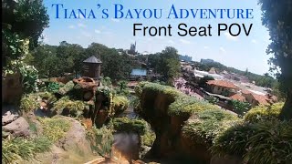 Tiana’s Bayou Adventure  Front Seat POV [upl. by Lechar]