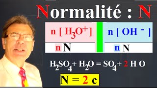 Calculer une normalité  N d’un mono di tri acide ou base [upl. by Hynes]