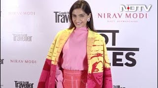 Sonam Kapoors Stunning Red Carpet Look [upl. by Einafit]