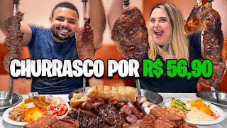 CHEGAMOS DE SURPRESA NA CHURRASCARIA  NOVILHO NA BRASA [upl. by Wendin215]