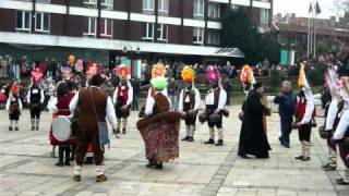 Кукери  Карлово 2011 с Столетово  Kukeri Karlovo BG [upl. by Esinet651]