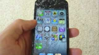 iPhone 5 Hammer Smash Drop Test Water Test Knife Scratch Aftermath [upl. by Ashti]