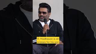 RMadhavan is all praises for his son VedaantMadhavan Shorts FCShorts Maddy FilmCompanion [upl. by Batruk]