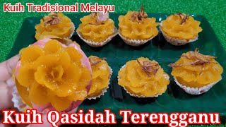 Kuih Qasidah Terengganu  Cara Membuat Kuih Bentuk Bunga Ros Guna Pengepit Kuih Tart [upl. by Ruon]