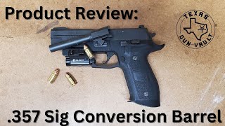 Product Review Factory OEM Sig 357 Barrel Conversion for the P226 [upl. by Zimmerman]