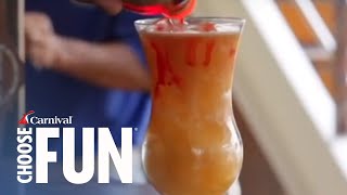 How to Make a Rum Jumper Cocktail  Carnival Cruise Recipes  Carnival Cruise Line [upl. by Nihi]