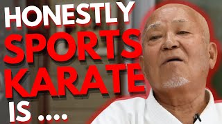 Okinawan Karate Sensei Talks About quotSport Karatequot [upl. by Atiuqam]