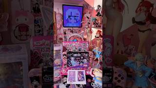 Needy Streamer Overload Themed gaming set up nso nintendoswitch needygirloverdose gamergirl [upl. by Siradal]