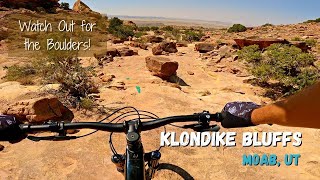 BEST MOUNTAIN BIKE TRAILS FOR BEGINNERS IN MOAB  Klondike Bluffs Mountain Biking  Moab Utah [upl. by Portie]