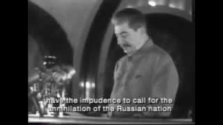 Stalins speech about Hitler [upl. by Latyrc]