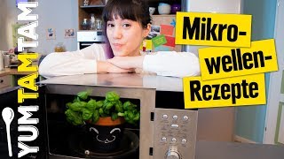 Kochen mit der Mikrowelle 4  Risotto Grießbrei amp Karamell  yumtamtam [upl. by Maiah]