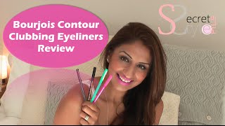 Bourjois Contour Clubbing Eyeliners Review [upl. by Doane987]