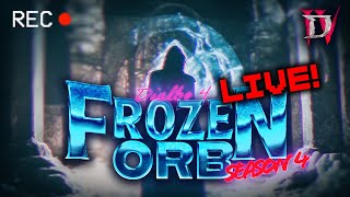 FROZEN ORB  PIT 70  Speed farming 60s amp Masterworking  Level 100  Diablo IV S4 [upl. by Allissa]