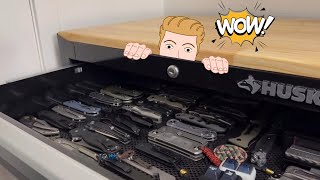 How to organize your EDC gear  Husky Tool Cabinet [upl. by Mikah]