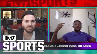 Francis Ngannou On LewisGane Fight At UFC 265 Im The Champion  TMZ Sports [upl. by Ahsote354]