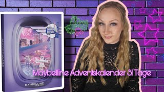 Maybelline Adventskalender 31 Tage 2024 [upl. by Bar]