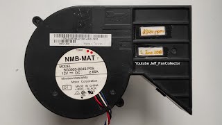 NMBMAT Fan BG0903B049P0S 12V 265A approx 72008500rpm 4wire Used Dell Server Fan [upl. by Jer]