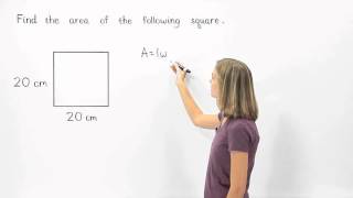 Area of a Square  MathHelpcom [upl. by Keeton]