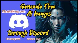 How can you generate AI images through Discord android ai discord image [upl. by Zuckerman229]