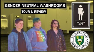 GENDER NEUTRAL WASHROOM TOUR amp REVIEW  University of Saskatchewan [upl. by Eignav]