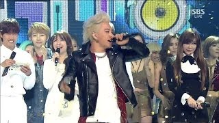 TAEYANG1124SBS Inkigayo링가 링가RINGA LINGANo1 of the week [upl. by Refitsirhc421]