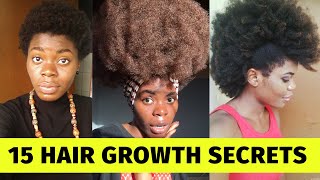 HOW I GREW MY 4C NATURAL HAIR Fast and Long Grow Healthy 4C Hair 2020 [upl. by Tori]