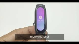 Mi Band 6  How to Reset [upl. by Cinom]