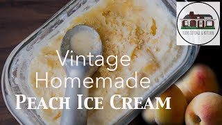 Homemade Peach Ice Cream Recipe 🍑🍨🍦 asmr [upl. by Riella]