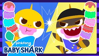 NEW This Ice Cream is Mine  Mischievous Thief Baby Shark  Ten Little Song  Baby Shark Official [upl. by Swainson]