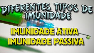 Tipos de Imunidade  Imunidade Ativa e Passiva [upl. by Ventura]