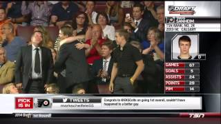 2014 NHL Draft 17 Pick Overall Travis Sanheim Philadelphia Flyers [upl. by Karlise]