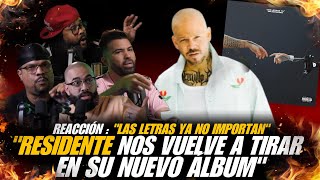 Residente Desata Fuerte Discusión En El Podcast Por Culpa De Su Nuevo Álbum [upl. by Kciremed]