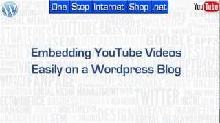 Embedding YouTube videos with Artiss YouTube Embed plugin [upl. by Halette767]