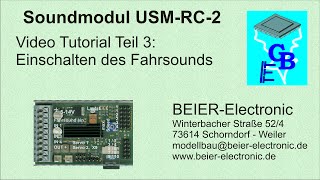 Soundmodul USMRC2 Tutorial 03 [upl. by Acire]