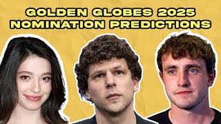 Golden Globes 2025 Nomination Predictions November 2024 [upl. by Aliehs472]