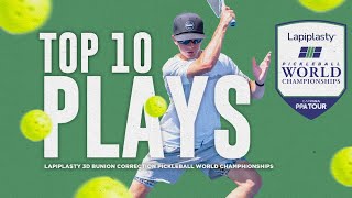 Top 10 Plays from the Lapiplasty Pickleball World Championships [upl. by Dnalyar]